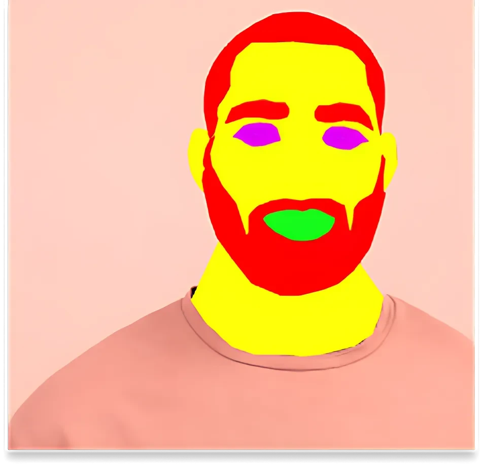 Facial Parts Semantic Segmentation Dataset