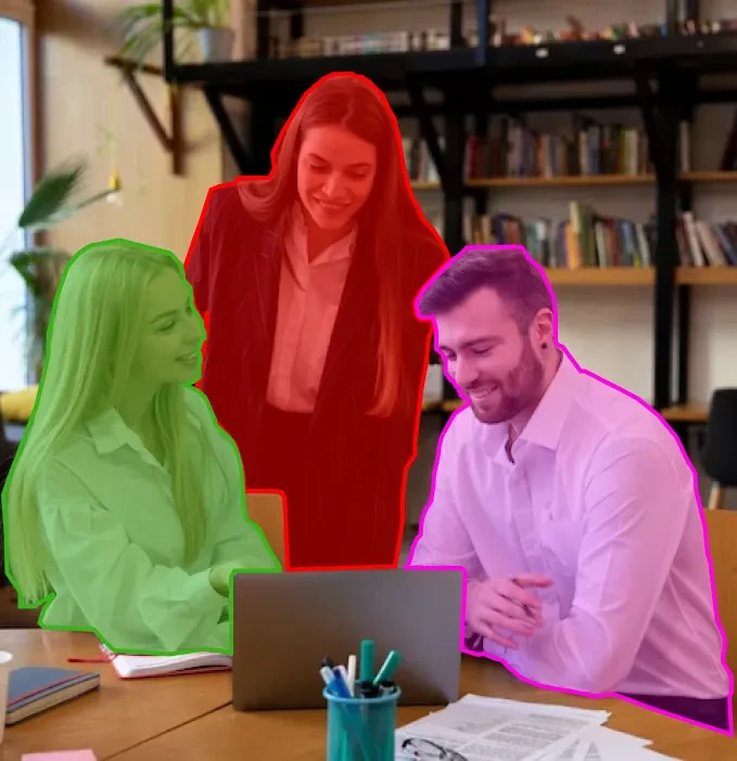 Characters Relationship Segmentation Dataset