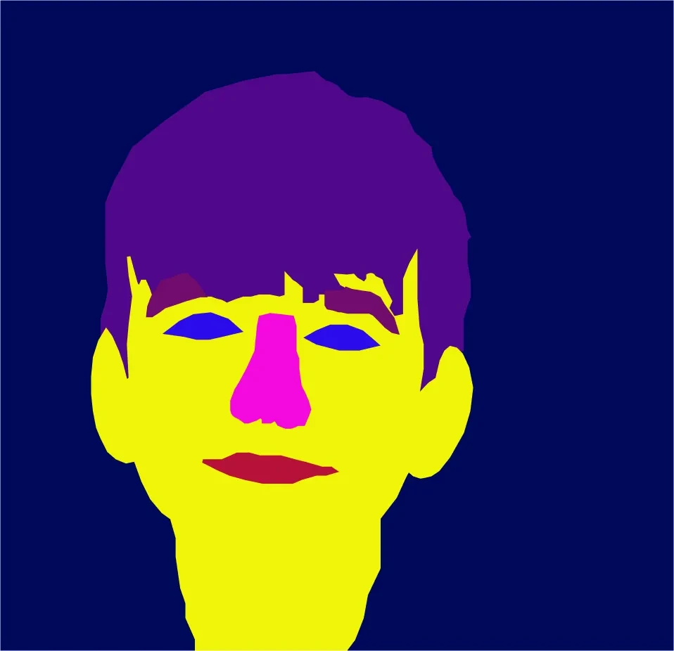 Facial Color Segmentation Dataset