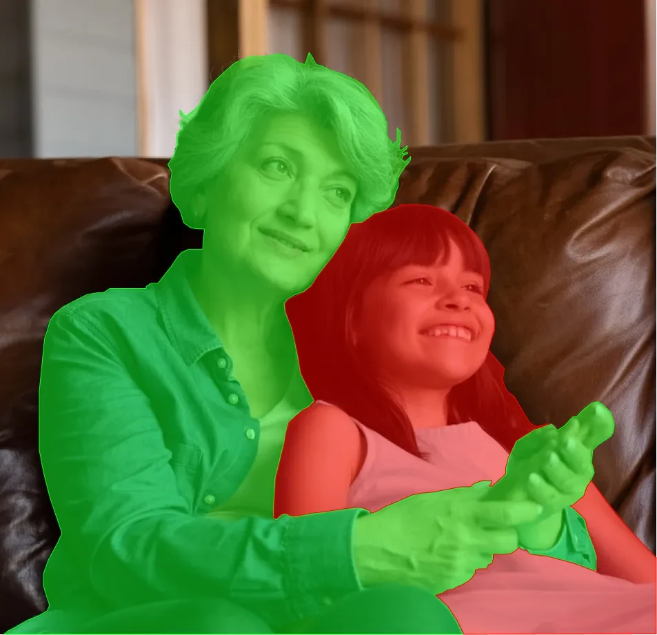 Old Person and Children Contour Segmentation Dataset
